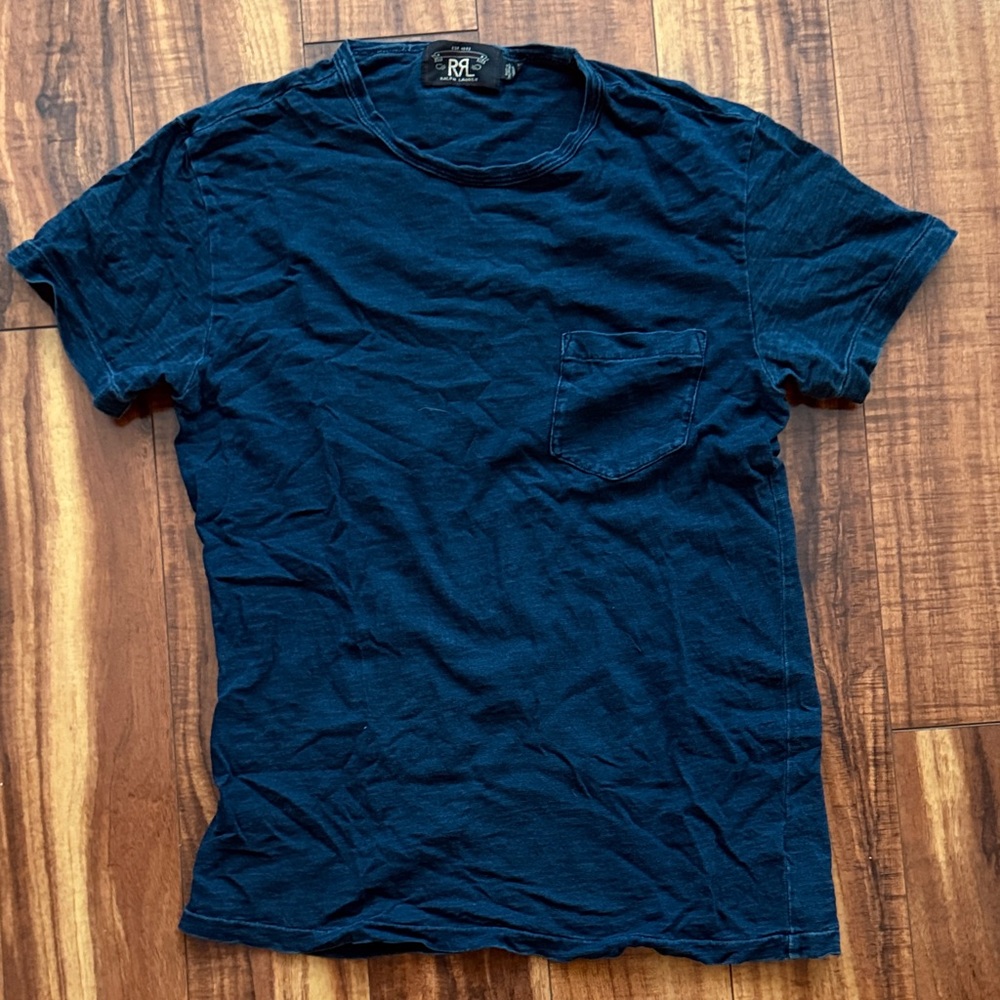 Ralph Lauren Double RL Dark Blue Short Sleeve Tee